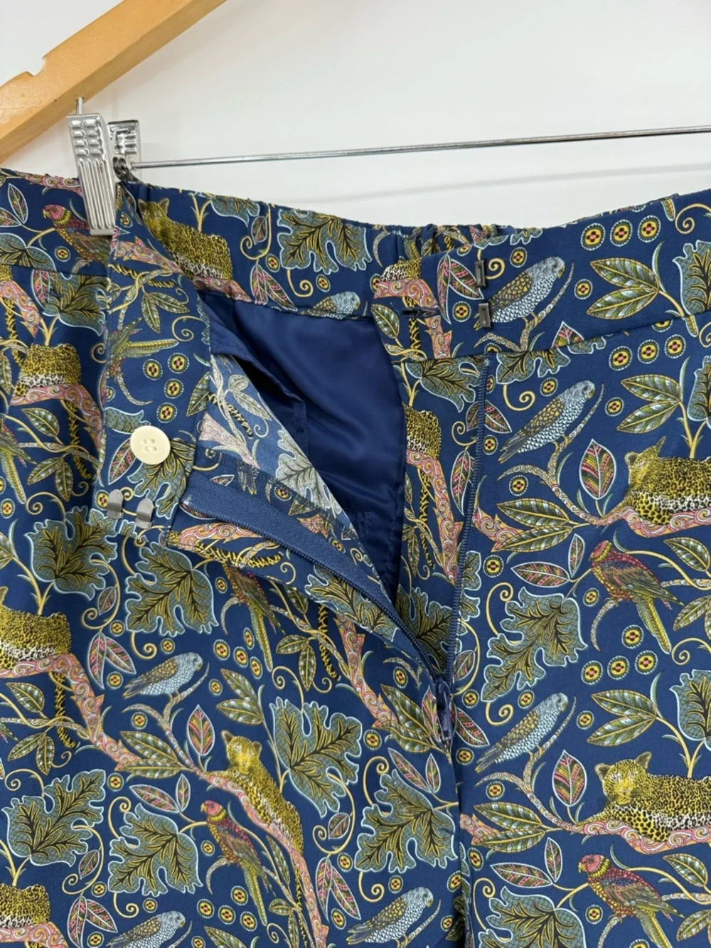 ✦NWT J.Crew 100% Silk Full-Length Easy Pant | Botanical Cheetah Print | 12